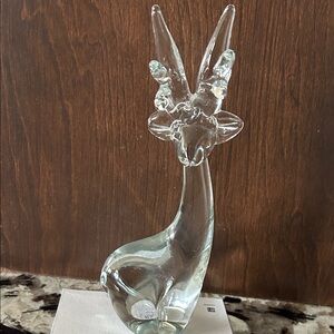 Vintage Enseco Glass Reindeer